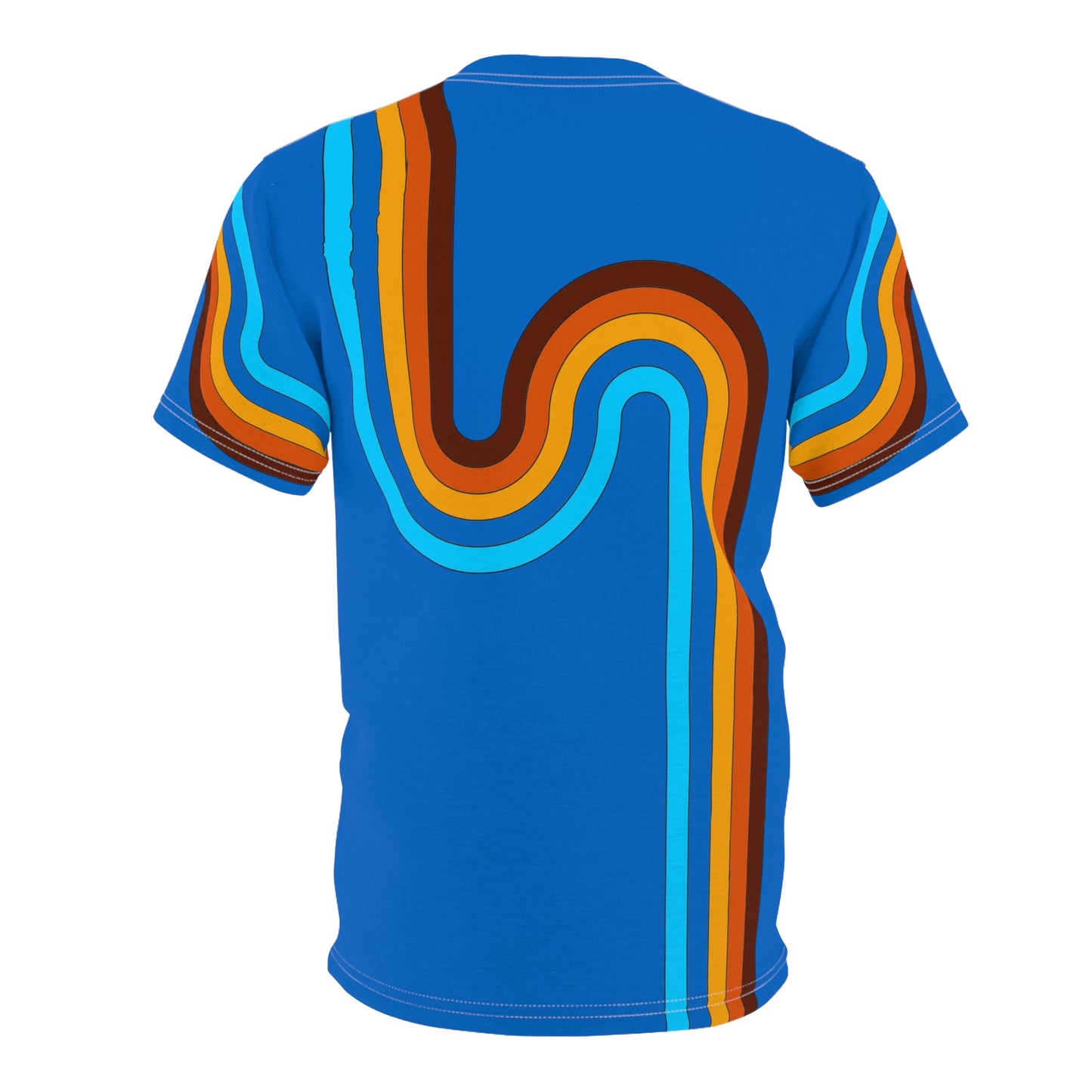 Retro Undulated Blue