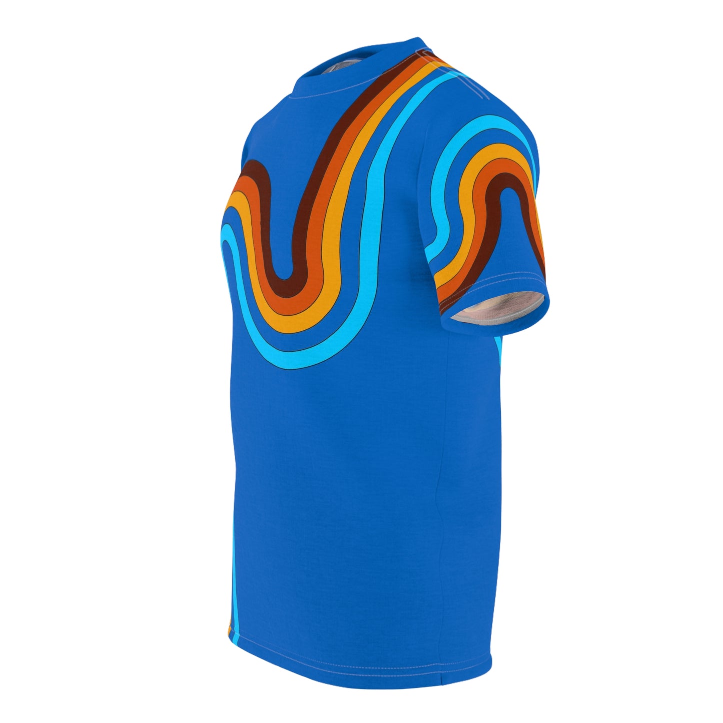 Retro Undulated Blue