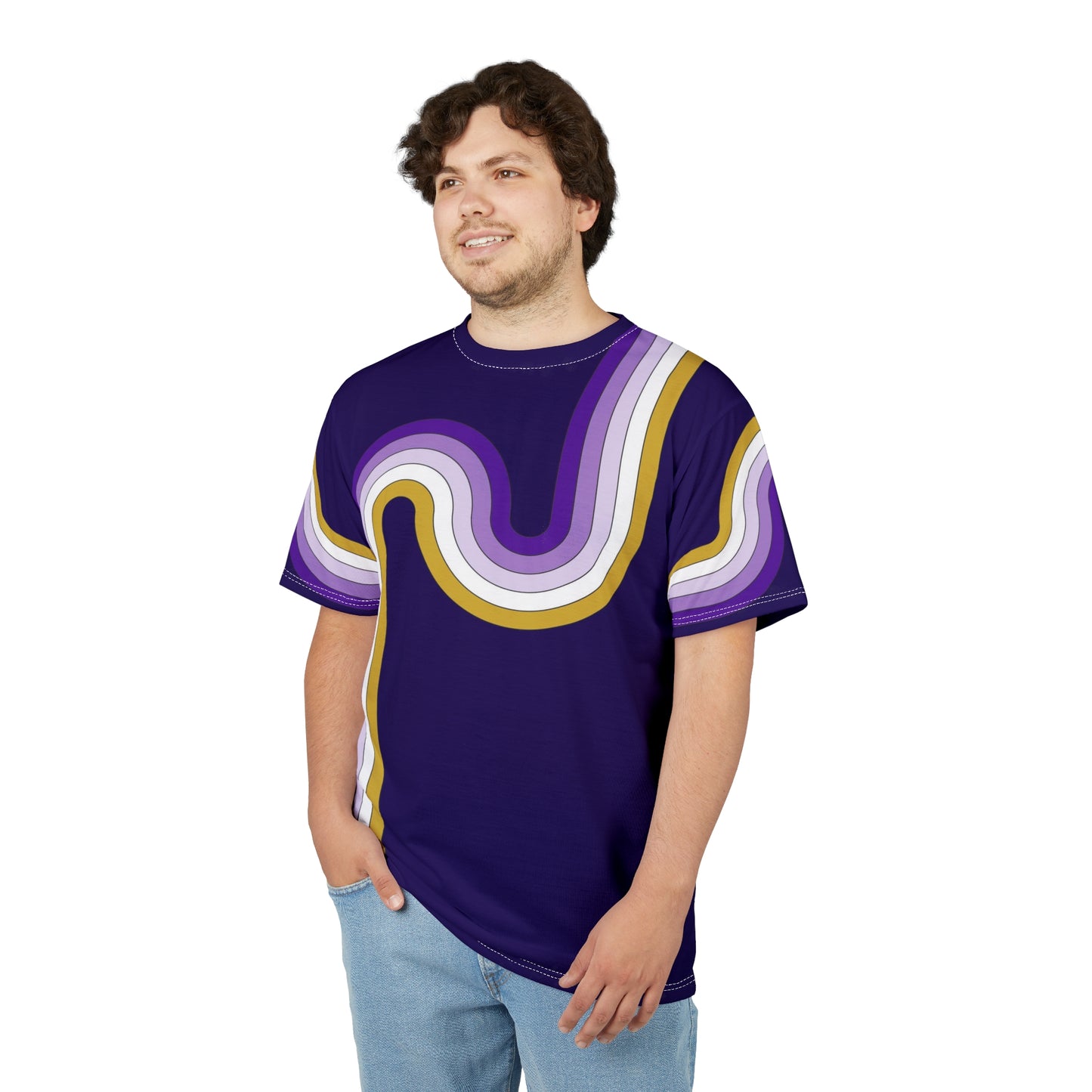 Retro Undulated Purple
