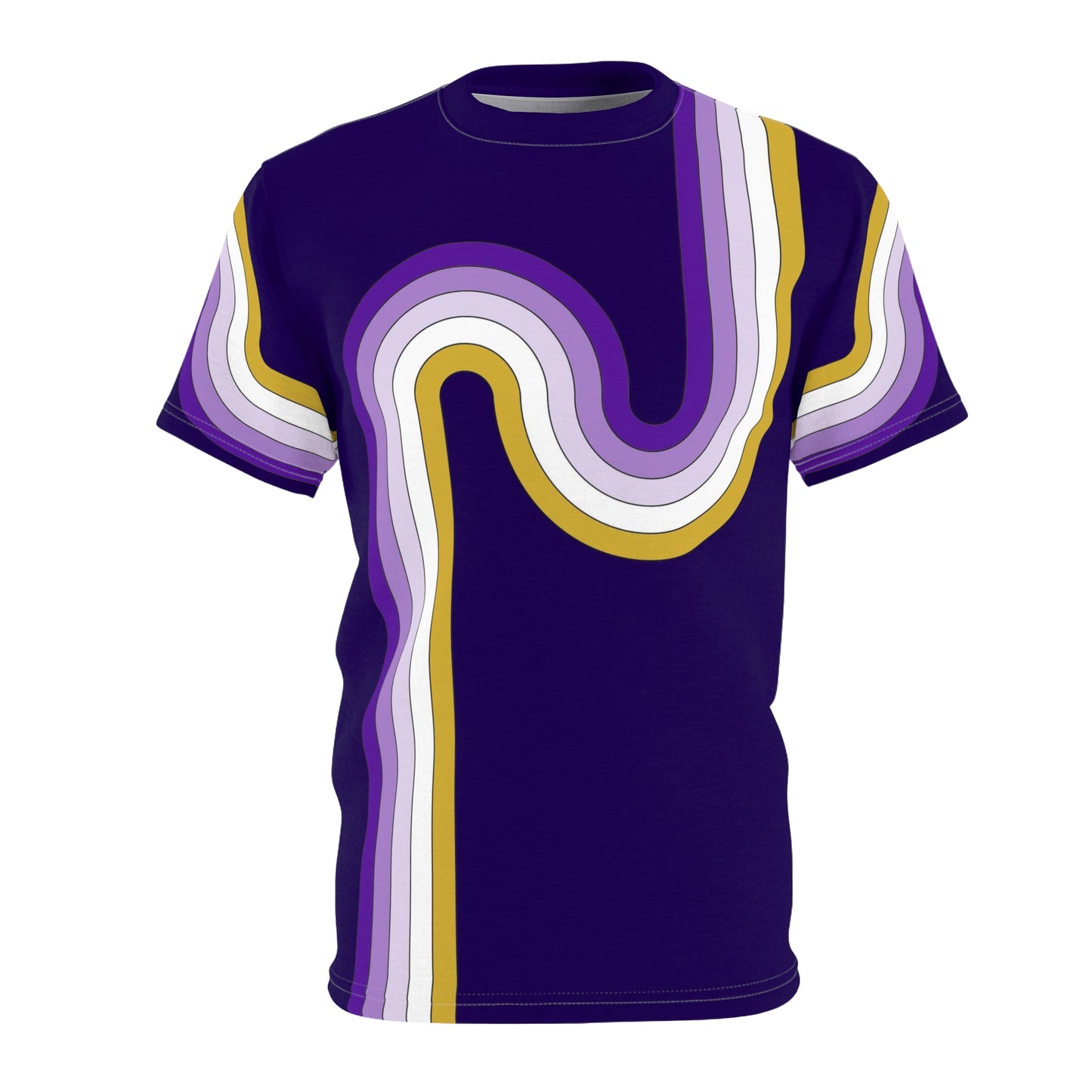 Retro Undulated Purple