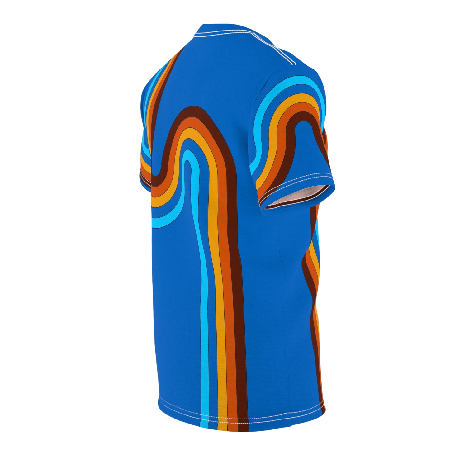 Retro Undulated Blue